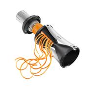 GEFU Spirelli 2.0 trancheuse Manuel Noir, Argent Plastique, Acier inoxydable