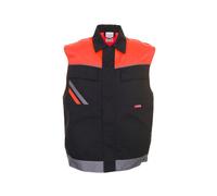Taille M Hommes Planam Visline gilet noir orange zinc Modèle 2461