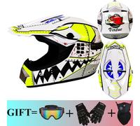 Taille M - No16 - Moto Cross Racing Casque De Moto Sécurité Enduro Capacete Motorrad Cascos Descente Vélo Moteur Café Racer Vtt Casques