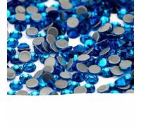 Taille mixte SS6-SS30 Hot Fix strass cristal Flatback fer sur pierres pour bricolage vêtements décoration-bleu Capri-Mix taille SS6-SS30-1000piece