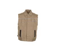Taille S homme Planam Canvas 320 gilet kaki noir modèle 2165