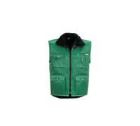 Taille S Hommes Planam Outdoor Hiver Glacier Gilet de pilote vert Modèle 0342