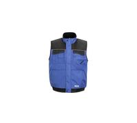 Taille S Hommes Planam Outdoor Winter Dust Gilet bleu royal noir modèle 3321