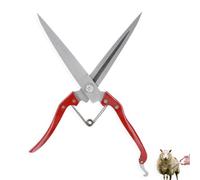 Taille-Sabot de Chèvre, Ciseaux de chèvre, Cisailles à Moutons manuelles de 12 Pouces, Ciseaux de Coupe de Laine d'acier Inoxydable avec Boucle de Commutation pour Chiens de Moutons