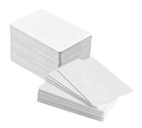 Taille standard, compatible avec tous les systèmes de contrôle d'accès, 100 cartes NFC de qualité 13,56 MHz, cartes blanches Uid réinscriptibles, PVC