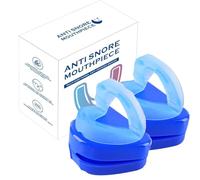 Taille universelle du porte-parole, dispositifs de porte-parole anti-ronflement, protège-buccal efficace, avec un cas de stockage compact, pour les hommes et les femmes (2SET)