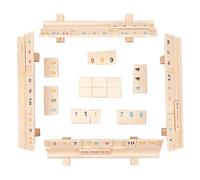 Taille Voyage Rummy Game Voyage Game 2-4 Personnes Fête Fête pour Adultes 160 Tuiles 6 Jouant À des Jeux Société en Rack