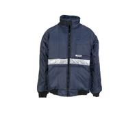 Taille XL Hommes Planam chambre froide/congélateur Blouson de chambre froide marine Doublure rouge Modèle 5120