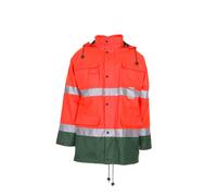 Taille XXXL Hommes Planam Parka de sécurité/protection contre les intempéries bicolore orange vert Modèle 2058