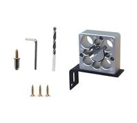 Tailles De Galette Cheville Interchangeable 8 Trous 8-20 Mm Force Perceuse En Aluminium Pour Le Travail Gabarit Cheville Ajusté En Bois Bois Professionnel