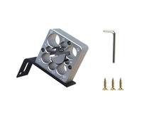 Tailles De Galette Cheville Interchangeable 8 Trous 8-20 Mm Force Perceuse En Aluminium Pour Le Travail Gabarit Cheville Ajusté En Bois Bois Professionnel