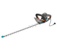 Taille-haies électrique PowerCut 700/65 de Gardena : taille-haies avec moteur de 700 W, 65 cm de longueur de lame, écartement des dents de 27 mm, poignée ergonomique et butée de protection (9835-20)