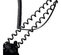 Tailles multiples noires de cuivre pures du ² du noyau 0.2mm du câble 24AWG 7 en spirale de ressort(Stretch 1.25 Meters)