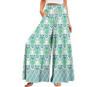 Tailleur Femme pour Mariage Grande Taille Fluide Extensible Tunique Chaud Minceur Élégante Droit Lin Senior Cuisine Infirmiere Sarouel Pantalon Africain Femme F-Vert Clair L