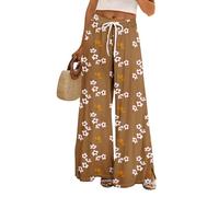 Tailleur Pantalon Femme Décontracté Bas Elephant Habillé Fluide Lot D'Intérieur Tunique Danse D'Été Travail Bootcut Jazz Grossesse Veste Vetement Sport Femme Jaune Terreux S