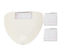 Tailleurs Professionnels Efficaces de Triangle de Craie de Marqueur de Tissu avec 2 Accessoires et Fournitures de Couture de Craie de Poudre de Remplacement(blanc)