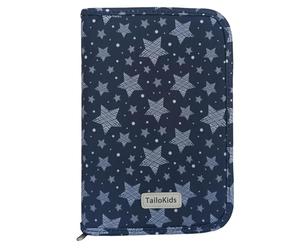 TailoKids® Porte-documents pour bébé - Cadeau pour nouveau-né garçon ou fille - Sac à main chariot bébé, gris, Nuit étoilée