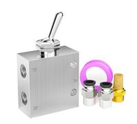 TAILONZ PNEUMATIC 1/8 Inch BSP 2 Position 3 Way Normally Air Mechanical Switching Directional Valve HL-2301