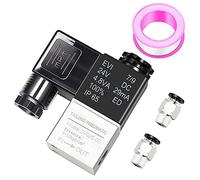 TAILONZ PNEUMATIC 1/8 Inch BSP 24V 2 Way Normally Closed Electric Solenoid Air Valve 2V025-06 Junction Box