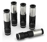 TAILONZ PNEUMATIC 4mm Black Quick-plug type one-way check valve gas pipe coupling SPU check valve 5PCS