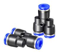 TAILONZ PNEUMATIC 4mm OD Y Spliter Plastic Push to Connect Fittings 3 Ways Tube Connect Push Fit Push Lock PY4 (Pack of 2)