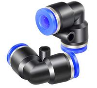 TAILONZ PNEUMATIC Coude 10mm OD Raccords pour tubes Push to Connect Verrou PV10 (Pack de 2)
