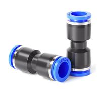 TAILONZ PNEUMATIC Droit 2 Sens - Tube 12mm OD Raccords rapides à pousser PU-12 (Paquet de 10)