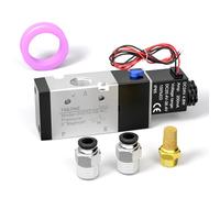 TAILONZ PNEUMATIC Electrovanne 1/4 « BSP 3V210-08 24V Simple Bobine Pilotée Electrique 2 Positions 3 Way Connection Type(Outlet wire)