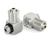 TAILONZ PNEUMATIC Lot de 10 raccords pneumatiques miniatures à dégagement rapide 4 mm OD x M3