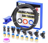 TAILONZ PNEUMATIC Noir 8mm ou 5/16 OD 5mm ID Polyuréthane PU Air Hose Tube Kit 10 Meter 32.8ft