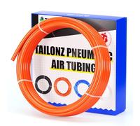 TAILONZ PNEUMATIC Orange PU Tuyau d'Air 6mm OD 10 Mètres pour Transfert de Fluide