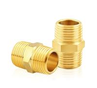 TAILONZ PNEUMATIC Raccord hexagonal mâle 1/2 » BSP, raccord pour tuyau en laiton（5Pcs）