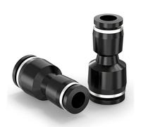 TAILONZ PNEUMATIC Raccords droits réducteurs pour tubes 8MM OD x 4MM OD Tube OD Push to Connect Tube Fittings Push Lock PG8-4 (Pack de 10)