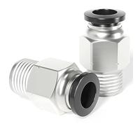 TAILONZ PNEUMATIC Raccords en cuivre mâle droits12mm OD x1/8 BSP PC12-01 (10 pièces)