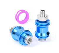 TAILONZ PNEUMATIC Vanne coulissante manuelle de 1/8", valve de contrôle du débit manuelle, utilisée pour source d'air, compresseur, etc. (lot de 2)