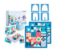 Tailor Master Jouet d'entraînement à la concentration et à la pensée éducative pour enfant, jouet d'apprentissage, de tri et d'association, jeu de table de combat double assorti aux couleurs