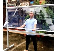 Tailored to Your Space：Choose standard sizes (e.g., 120x220cm/47.2x86.6in for garages) or customize widths/heights for arched pergolas, oversized windows, or unique retail displays. All mounting hard