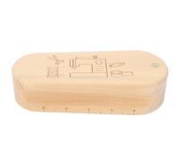 Tailors Clapper Bois Massif Outil Couture Polyvalent 17,5x4,5cm - Époussetage, Repassage, Mesure Précise, Gain de Temps Pour Travaux Manuels