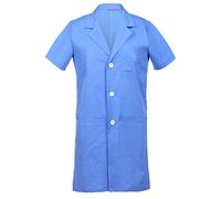 TAILOR'S Hommes Blouse de Laboratoire, Blouse Chimie, Manche Courtes Blouse de Médecin Médical pour Chimie étudiant et Lycée Hospital Industriel