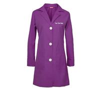 TAILOR'S Personnalisé Brodé Femme Blouse de Laboratoire, Blouse Chimie, Manche Longue Blouse de Médecin Médical pour Chimie étudiant et Lycée Hospital Industriel