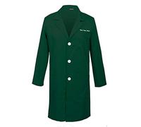 TAILOR'S Personnalisé Personnalisable Brodé Hommes Blouse de Laboratoire, Blouse Chimie, Manche Longue Blouse de Médecin Médical pour Chimie étudiant et Lycée Hospital Industriel