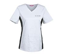 TAILOR'S Personnalisé Personnalisable Brodé Tunique Médicale Femme Chemise Médicale Blouse Medicale Uniforme