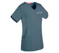 TAILOR'S Personnalisé Personnalisable Brodé Tunique Médicale Femme Chemise Médicale Blouse Medicale Uniforme
