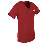 TAILOR'S Personnalisé Personnalisable Brodé Tunique Médicale Femme Chemise Médicale Blouse Medicale Uniforme