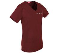 TAILOR'S Personnalisé Personnalisable Brodé Tunique Médicale Femme Chemise Médicale Blouse Medicale Uniforme