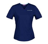 TAILOR'S Personnalisé Personnalisable Brodé Tunique Médicale Femme Chemise Médicale Blouse Medicale Uniforme