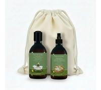 Tails of Glory - Coffret Soin Naturel pour Chien - Spray 6-en-1 & Shampoing Bio - Apaise, Nourrit & Adoucit - Vegan, sans Sulfates - 2 x 300 ML - Fabriqué au Royaume-Uni