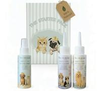 Tails of Glory - Kit Nettoyage Yeux, Oreilles & Hygiène Buccale Chien et Chat - Routine Quotidienne - Formules Naturelles & Douces - Haleine Fraîche, Yeux Propres, Oreilles Saines - Fabriqué en Europe