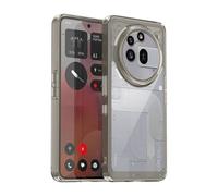 TailTech Coque pour Nothing Phone 3a Pro, étui de téléphone en acrylique transparent, housse pour Nothing 3a Pro, gris