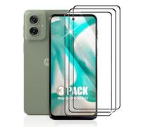 TailTech Lot de 3 films de protection d'écran pour Motorola G55 5G en verre trempé, couverture complète en verre trempé pour Moto G55 5G, protection bord à bord